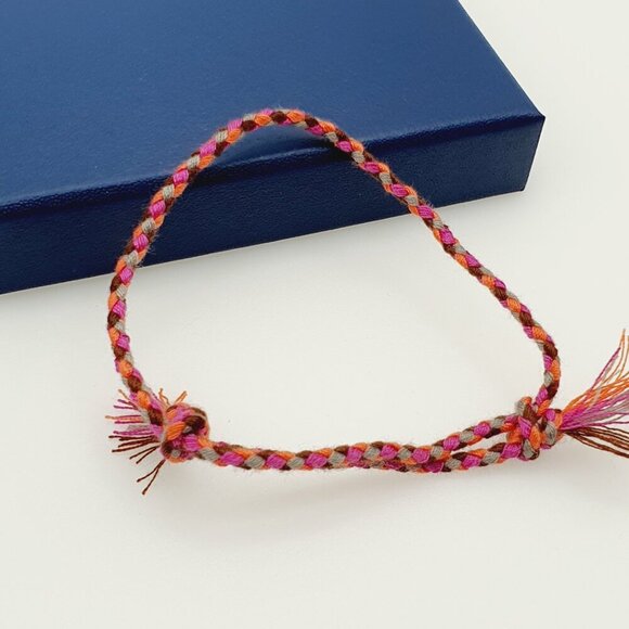 Autumn Spice Braided Friendship Bracelet, AZFA1275 - Picture 1 of 9